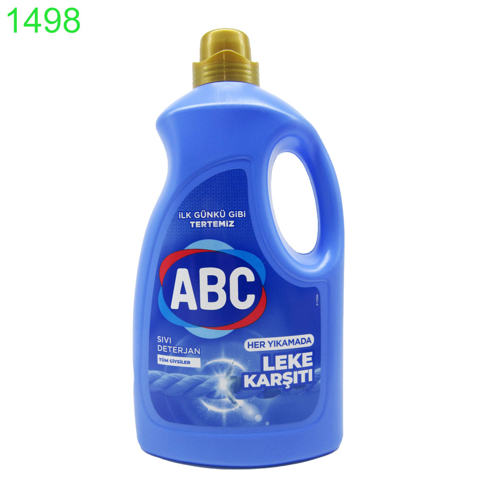 Течен перилен препарат ABC цветно пране /за петна/ 3.000л/50пр !!! ПРИ НАД 6 БРОЯ