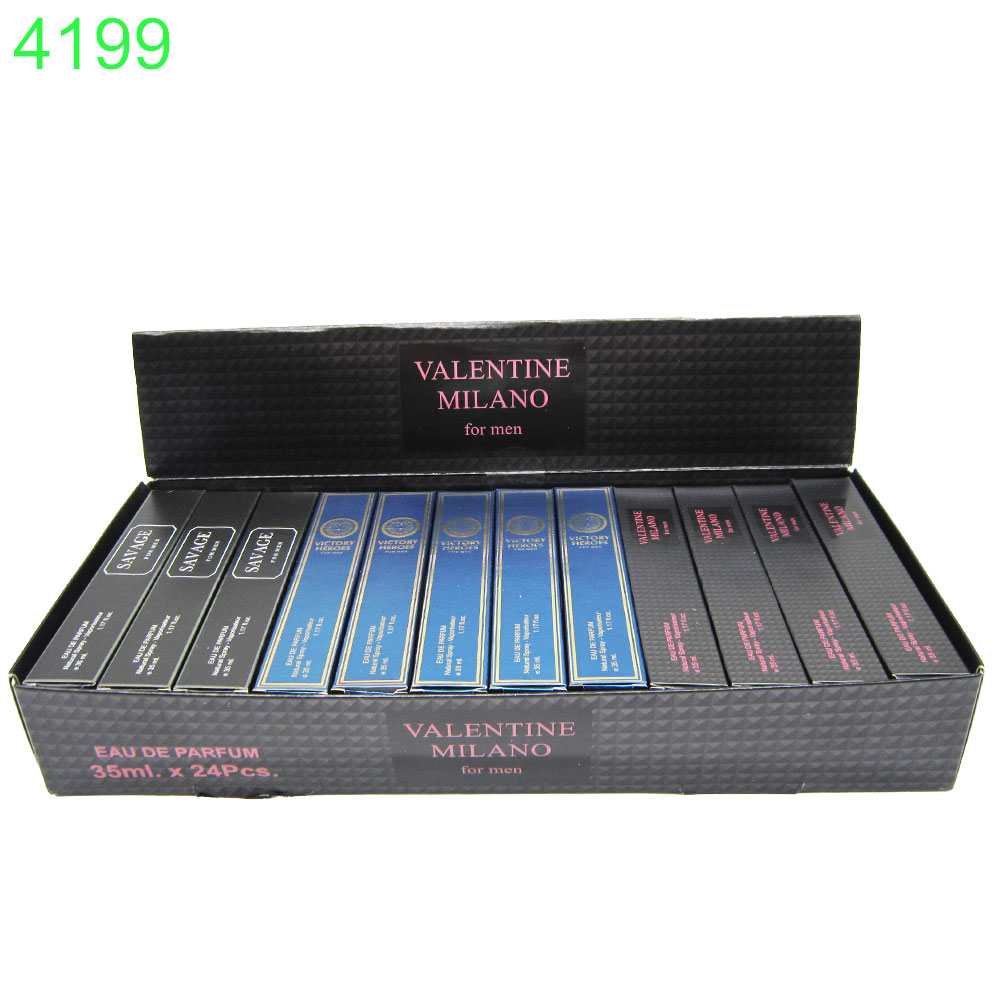 Парфюм тип писалка Valentine Milano мъжки 35 мл /1.23€ брой/24 БРОЯ В КУТИЯ