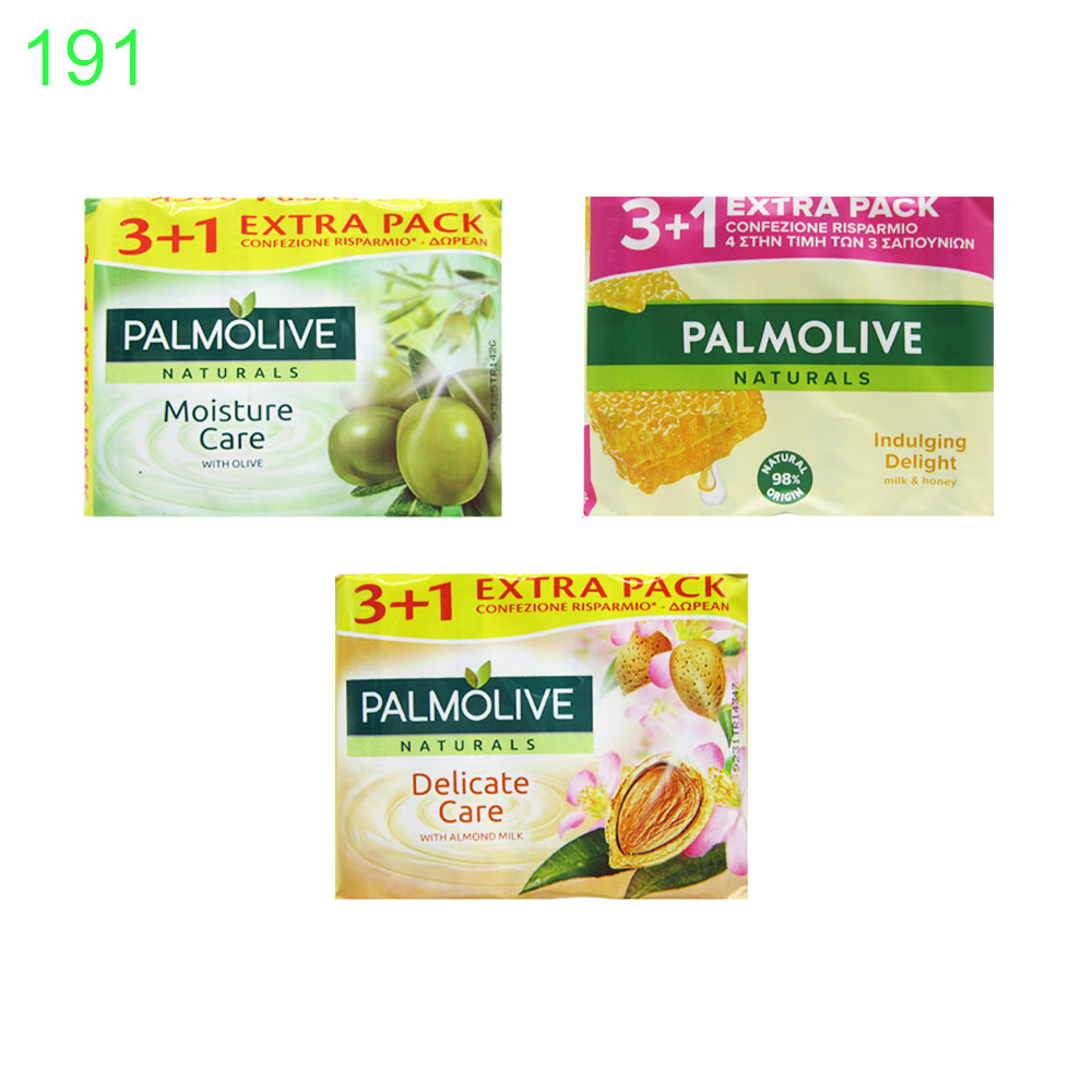 Сапун Palmolive 90 гр 4 броя 0.50€/бр !!! ПРИ НАД 12 БРОЯ