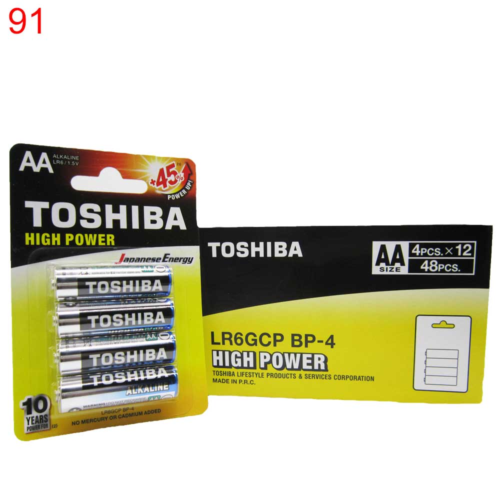 Батерия Toshiba алкална LR6 AA 1.5V
