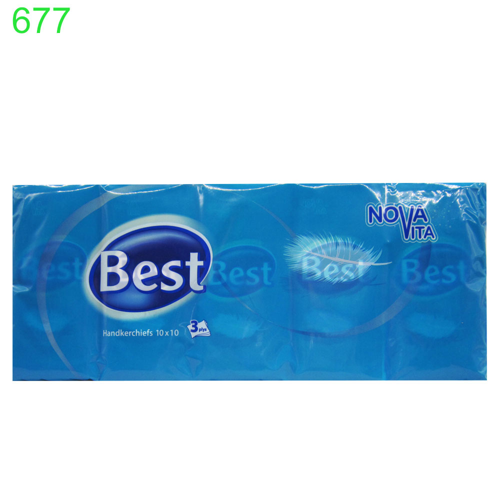 Носни кърпички Best 3 пластови 10 бр 0.08€/бр
