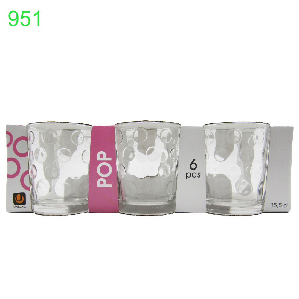 Чаши за алкохол Uniglass Pop 6бр !!! ПРИ НАД 6 КОМПЛЕКТА