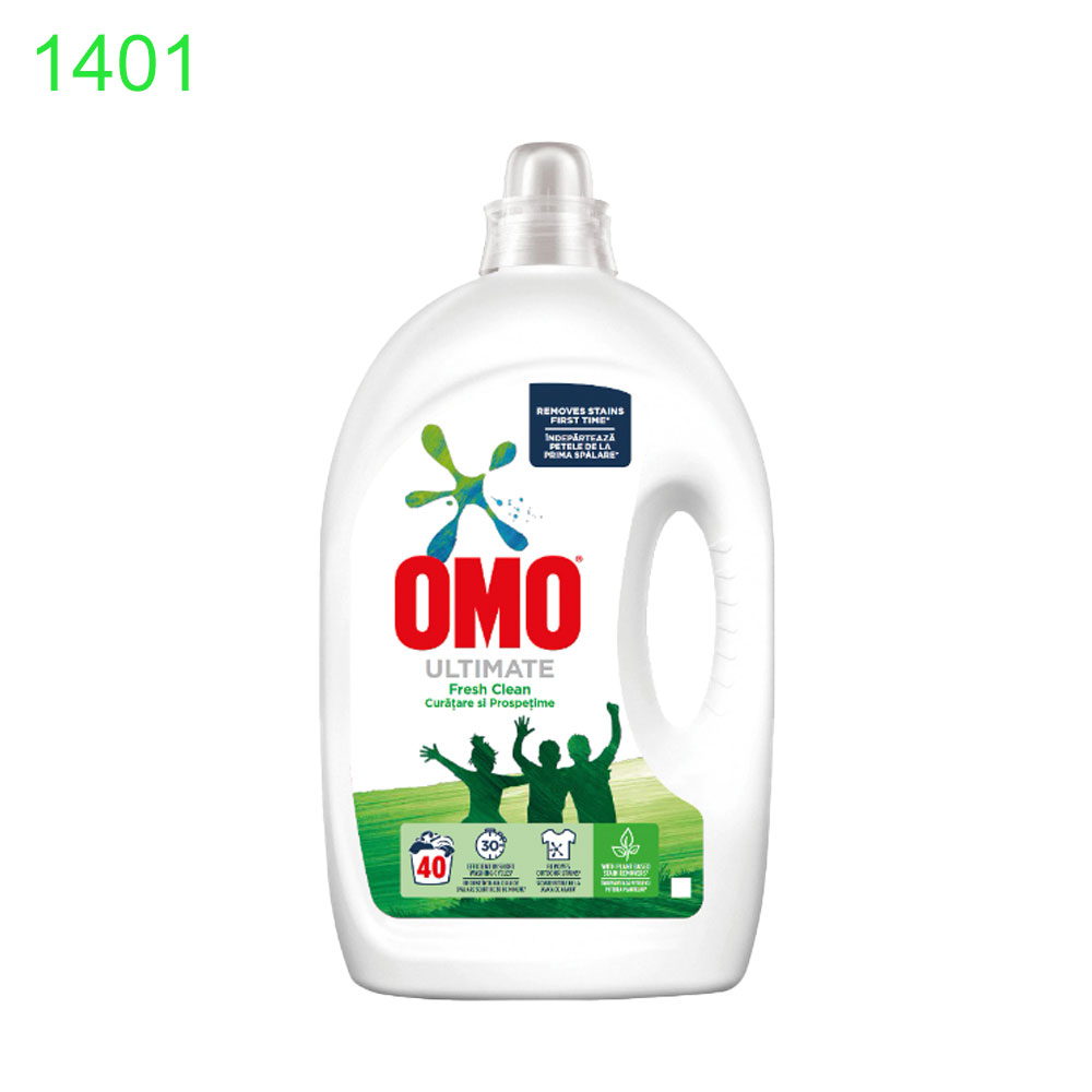 Течен перилен препарат OMO Ultimate Universal Универсален 2л/40пр
