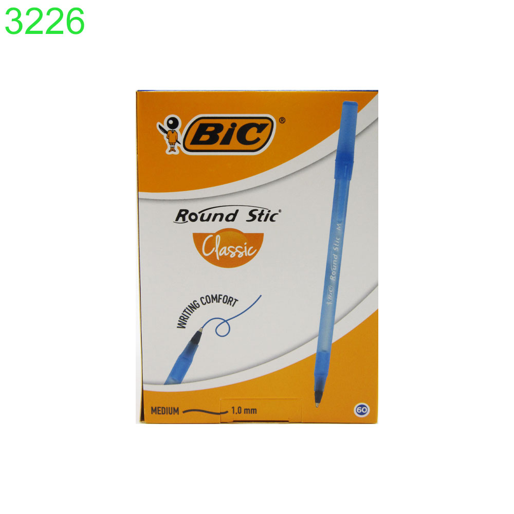 Химикал Bic Round Stic син 60бр в кутия 0.20€/бр