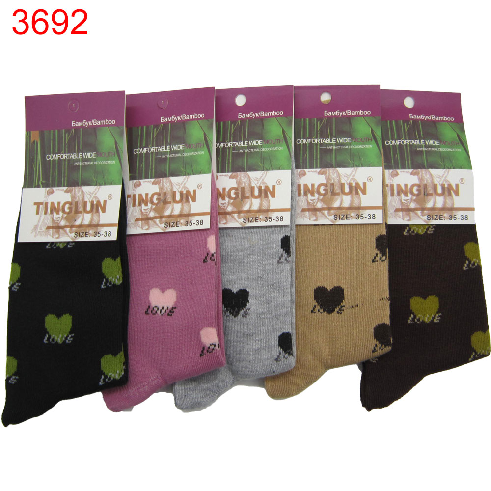 Чорап дамски Tinglun памук 35-38 38-42 5бр 0.38€/бр