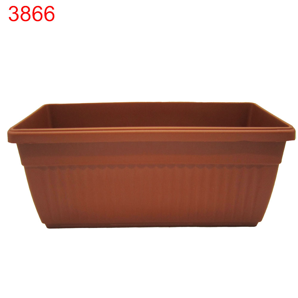 Сандъче за цветя оребрено кафяво с подложка 50 см/1.53€  в/бр