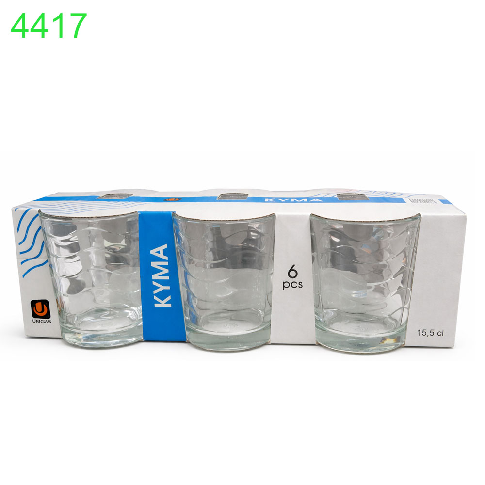 Чаши за алкохол Uniglass Kyma 6бр !!! ПРИ НАД 6 КОМПЛЕКТА