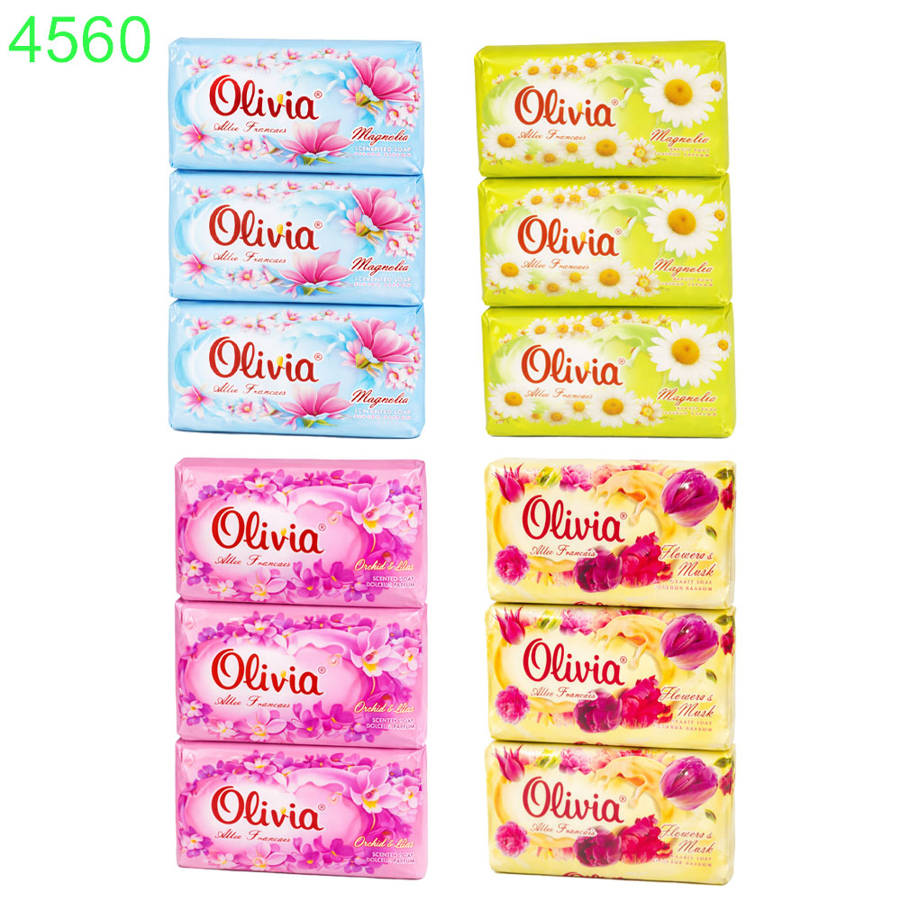 Сапун Olivia 90гр 6 БРОЯ В ПАКЕТ/0.34 € за брой !!! ПРИ НАД 18 БРОЯ