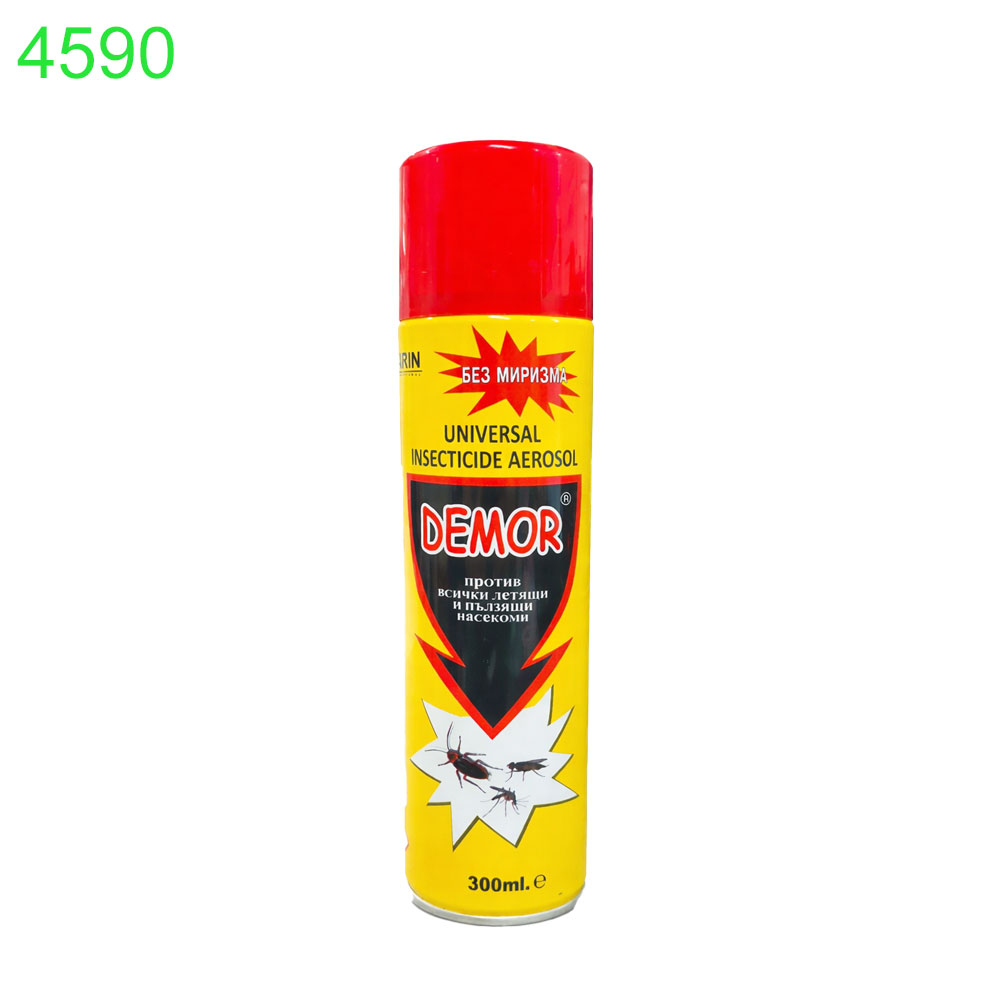 Универсален инсектициден аерозол DEMOR-без миризма /1.10€/за брой