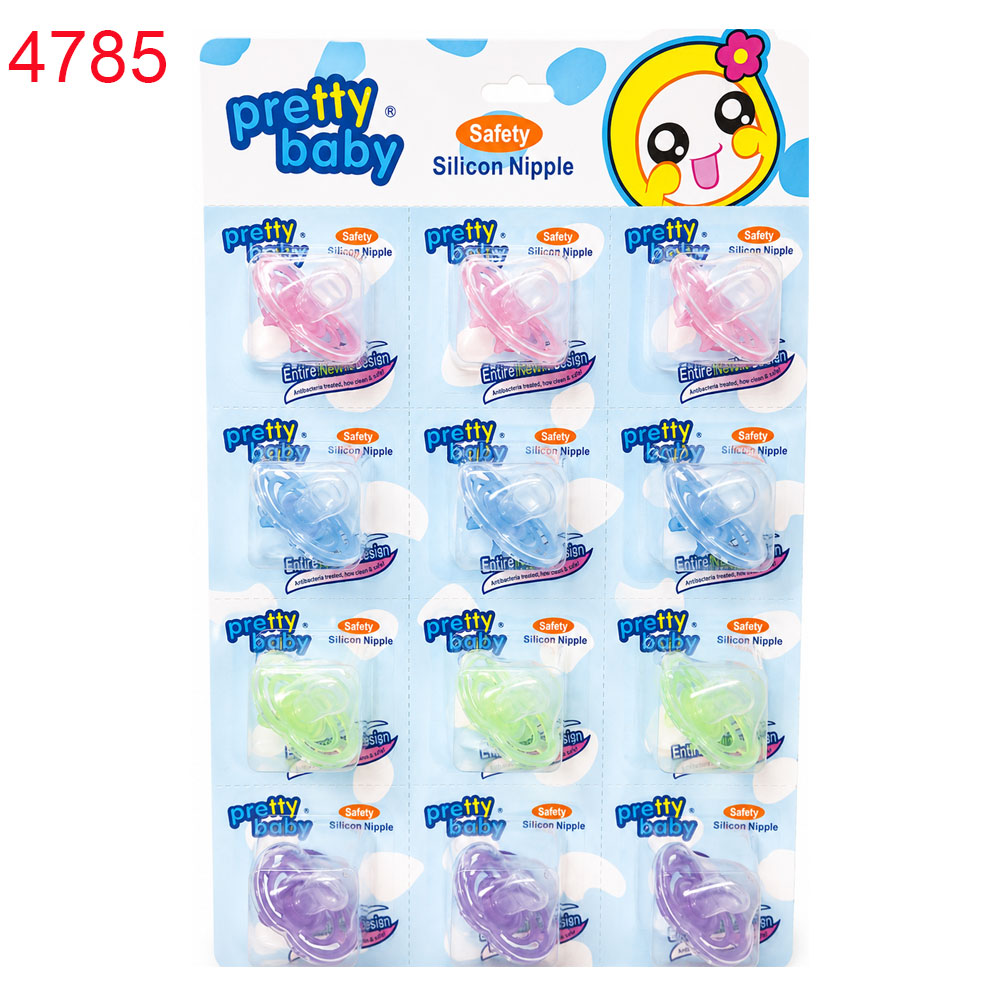 Силиконова залъгалка Pretty Baby 12 броя  0.50€/бр