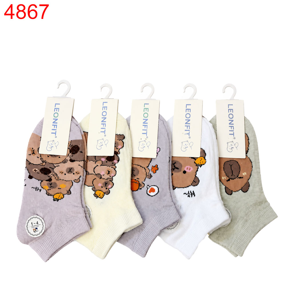Чорап терлик детски Leonfit 100% памук 1-4г/10бр 0.49€/бр