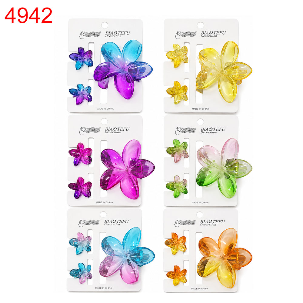 Шнола за коса средна пвц  по 3 броя на кора/12 кори в стек / 1.40€/бр